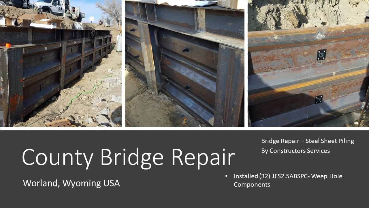 You are currently viewing Weep Hole Filter – County Bridge Repair