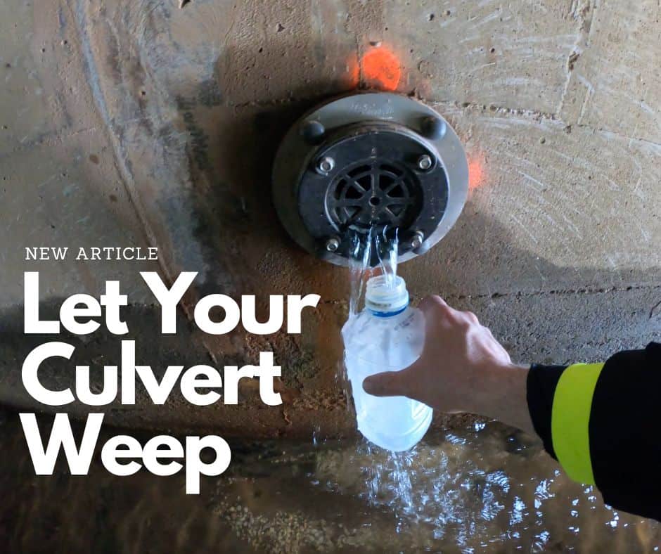 Culvert Weephole Filter System Let Your Culvert Weep - Jet Filter